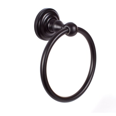 Sure-Loc Hardware Boulder Towel Ring, Flat Black BL-TR1 FBL